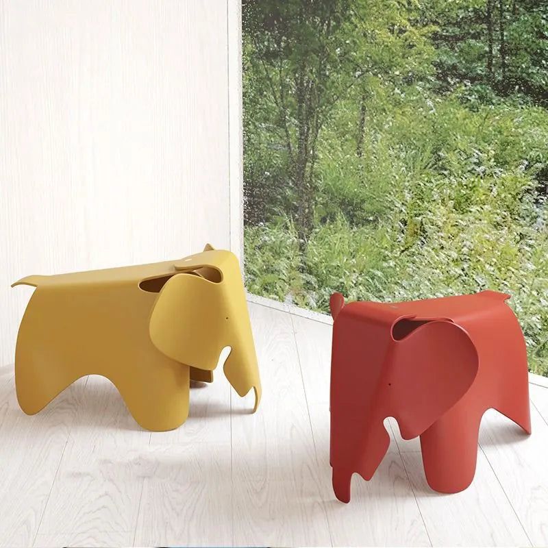 Décor ottoman de tabouret d’éléphant d’origami moderne