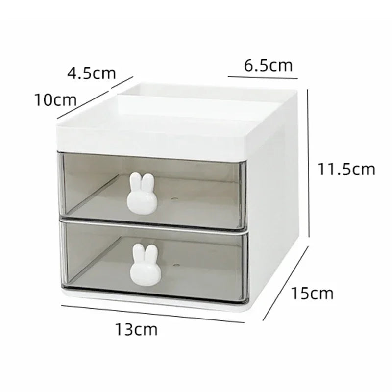 Organiseur de bureau minimaliste en forme de lapin