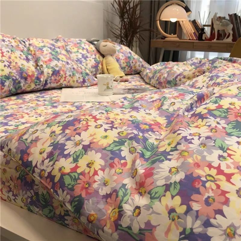 Ropa de cama nórdica princesa morada