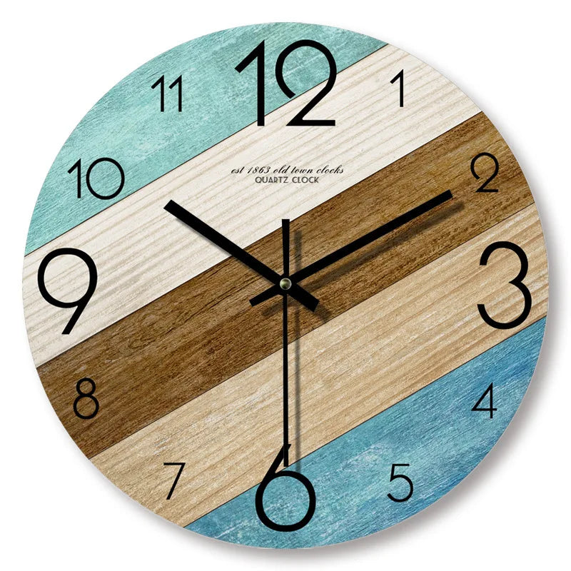 WoodGrain – Horloge murale au design bois