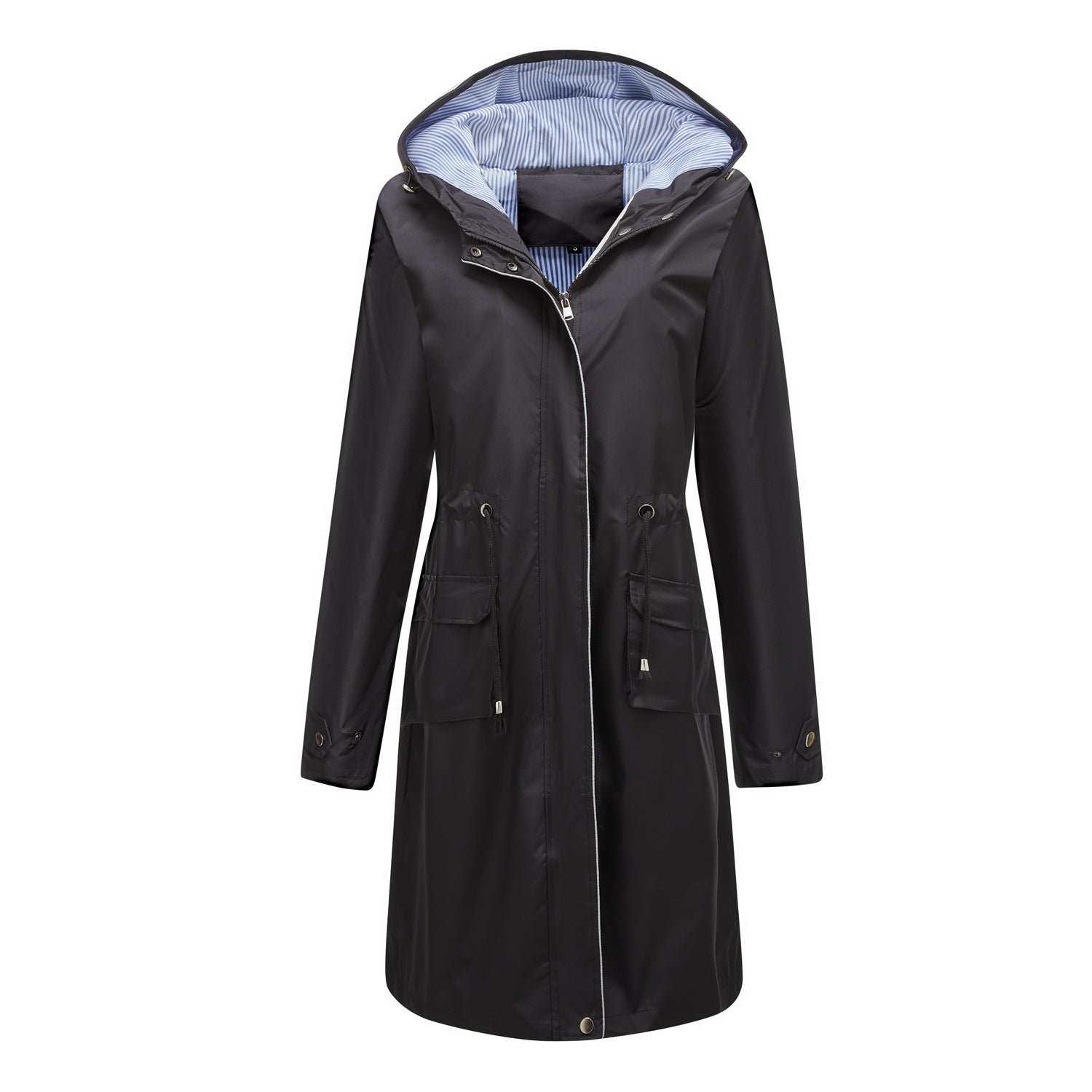 Lisa: Waterdichte trenchcoat/jas met capuchon - herfstwindjack voor dames