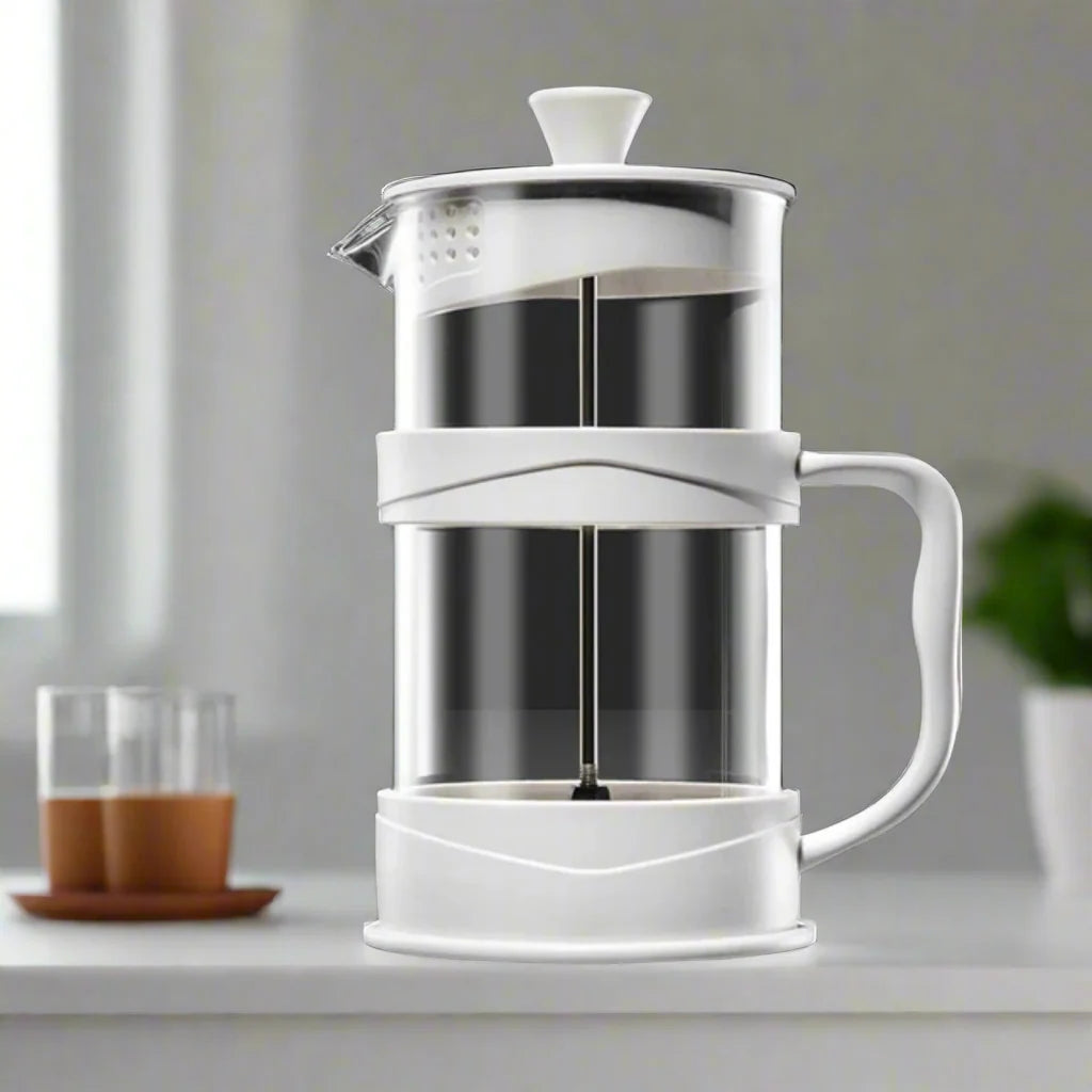 Stainless Steel French Press Coffee Maker – Portable Hand Press Coffee Brewer