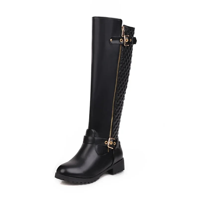 Iselin | Moderne kniehohe Stiefel