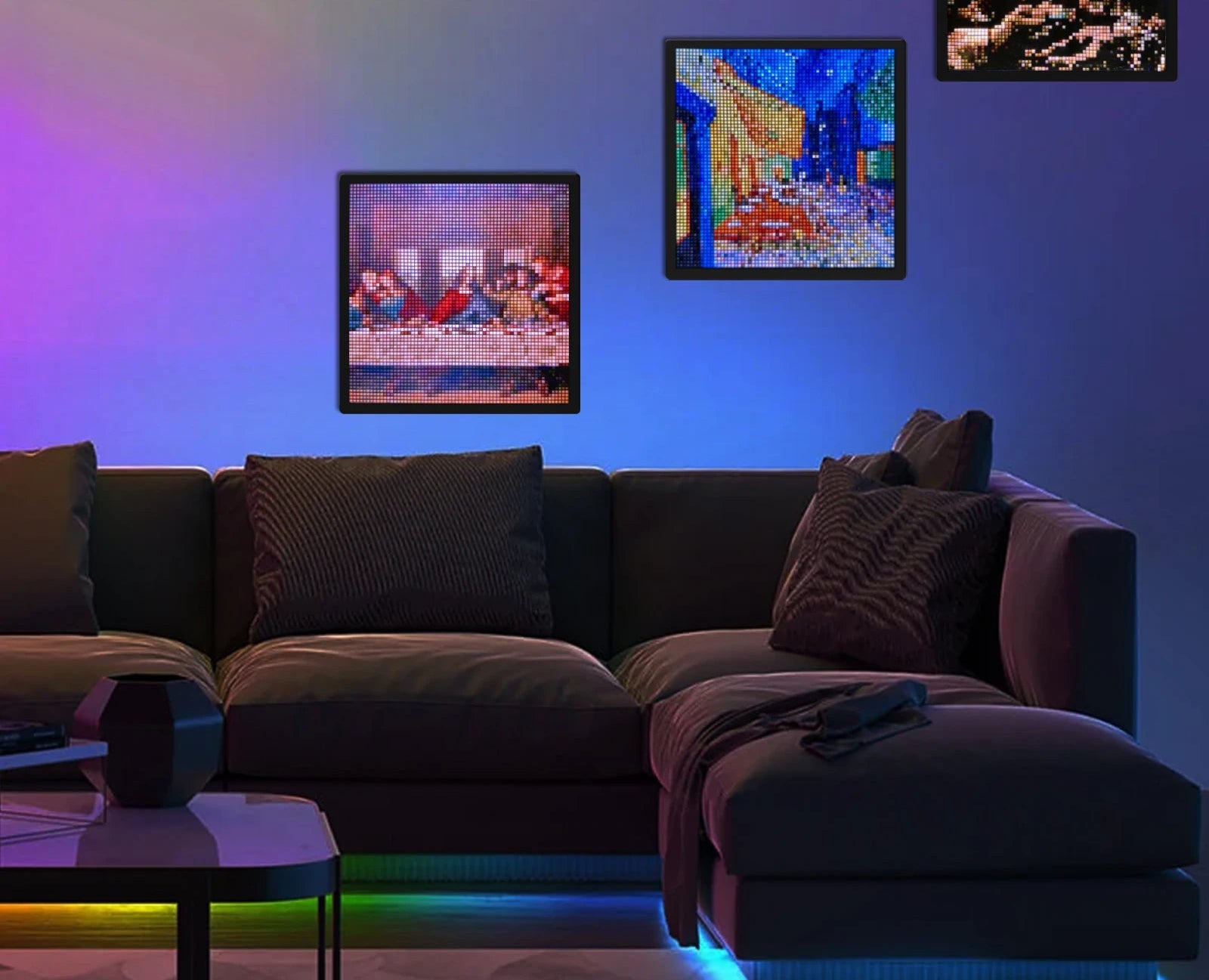 Sara LED Pixel Kijelző – 64x64 RGB Mátrix Bluetooth Alkalmazásvezérléssel