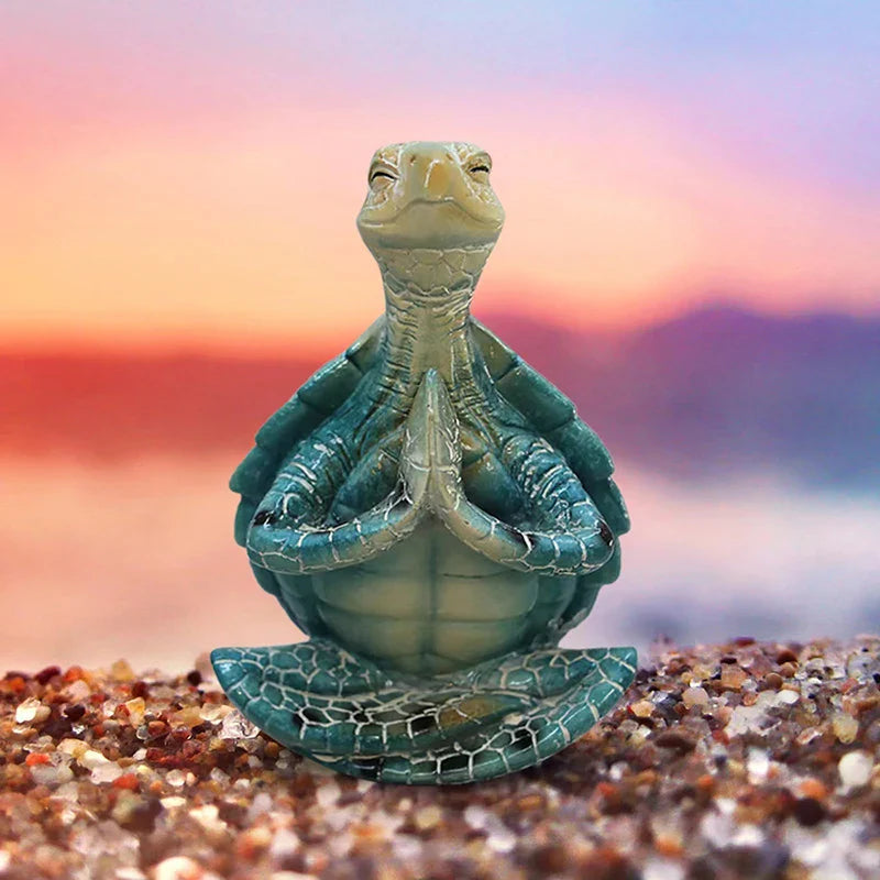 Figurines de Tortue de Mer Vrimlo® Yoga