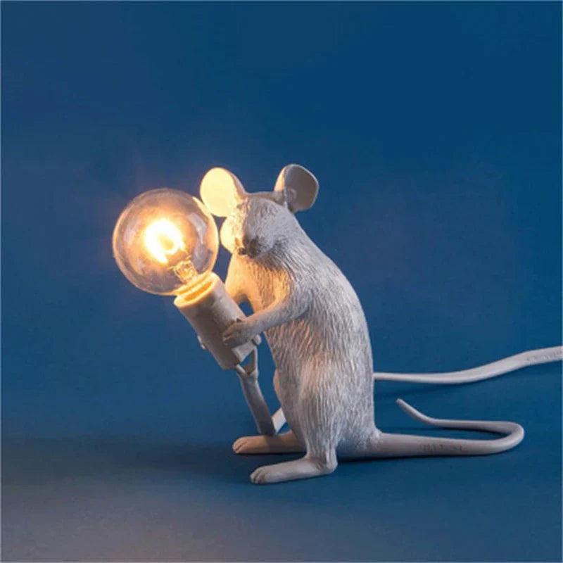 Resin Mouse Table Lamps