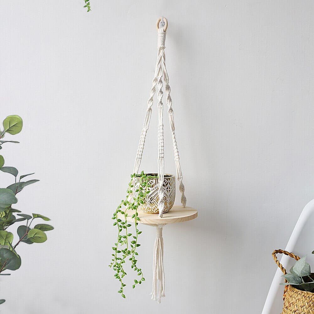 Macrame Wall Hanging Shelves