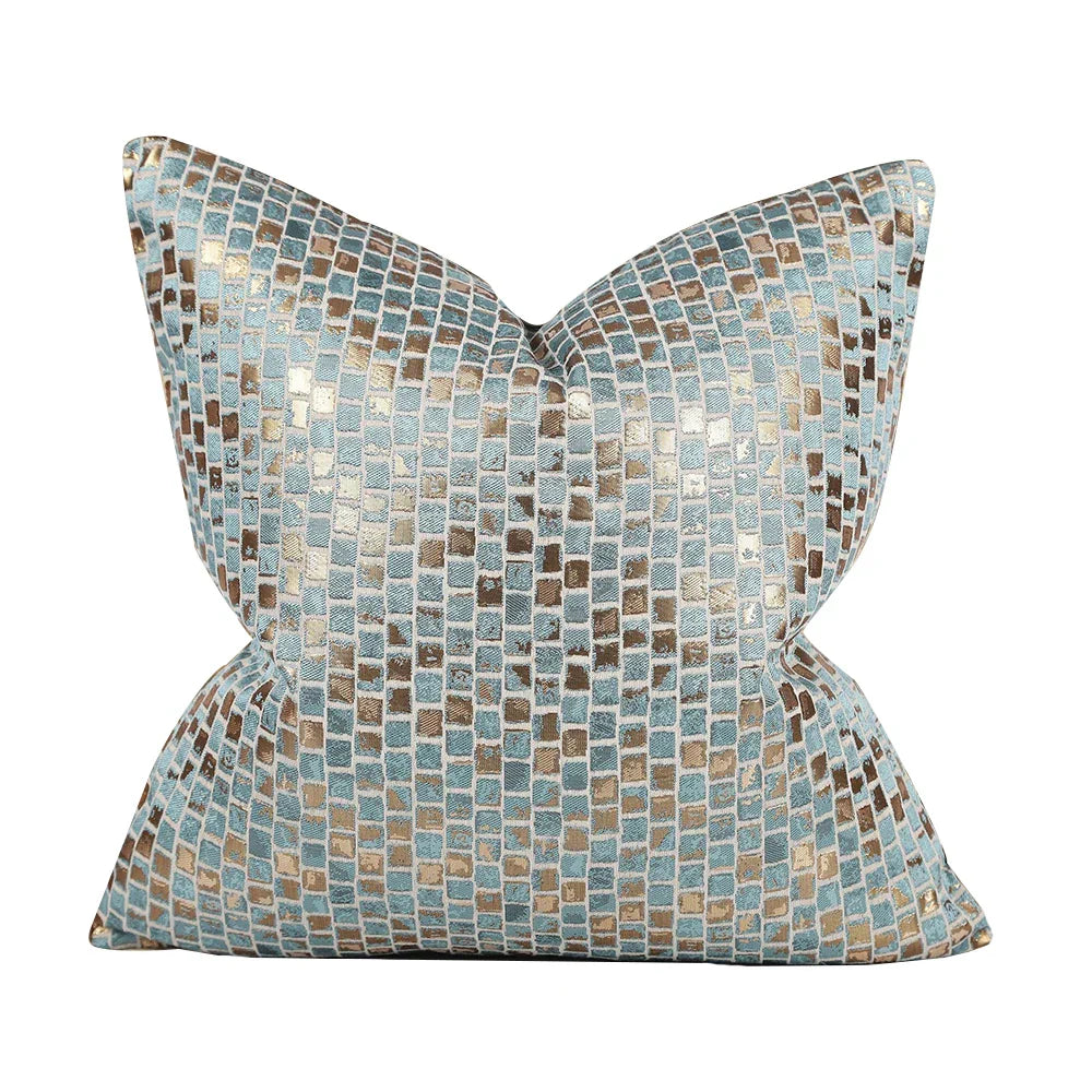 AbstractLuxe - Housse de coussin moderne pour le salon et la chambre