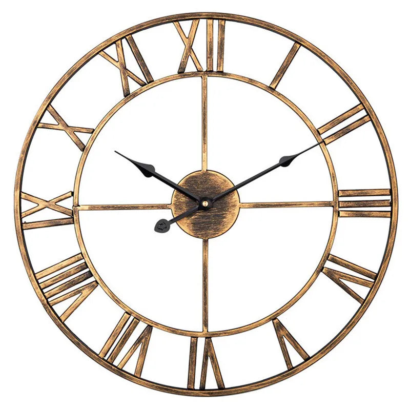 Roman Numeral Retro Wall Clock