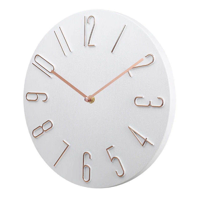 SleekTick – Horloge murale contemporaine ultra silencieuse