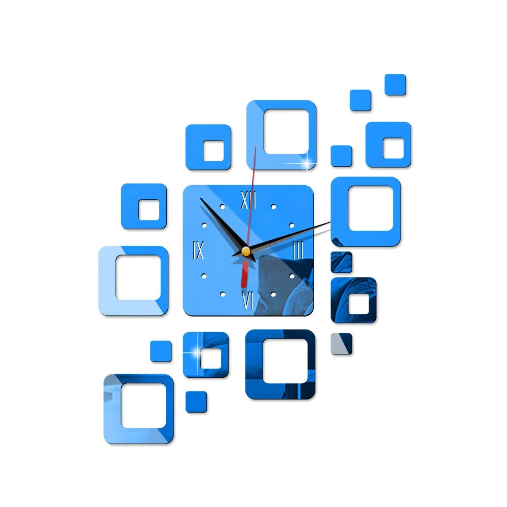 MirrorCraft - Square Acrylic Wall Clock