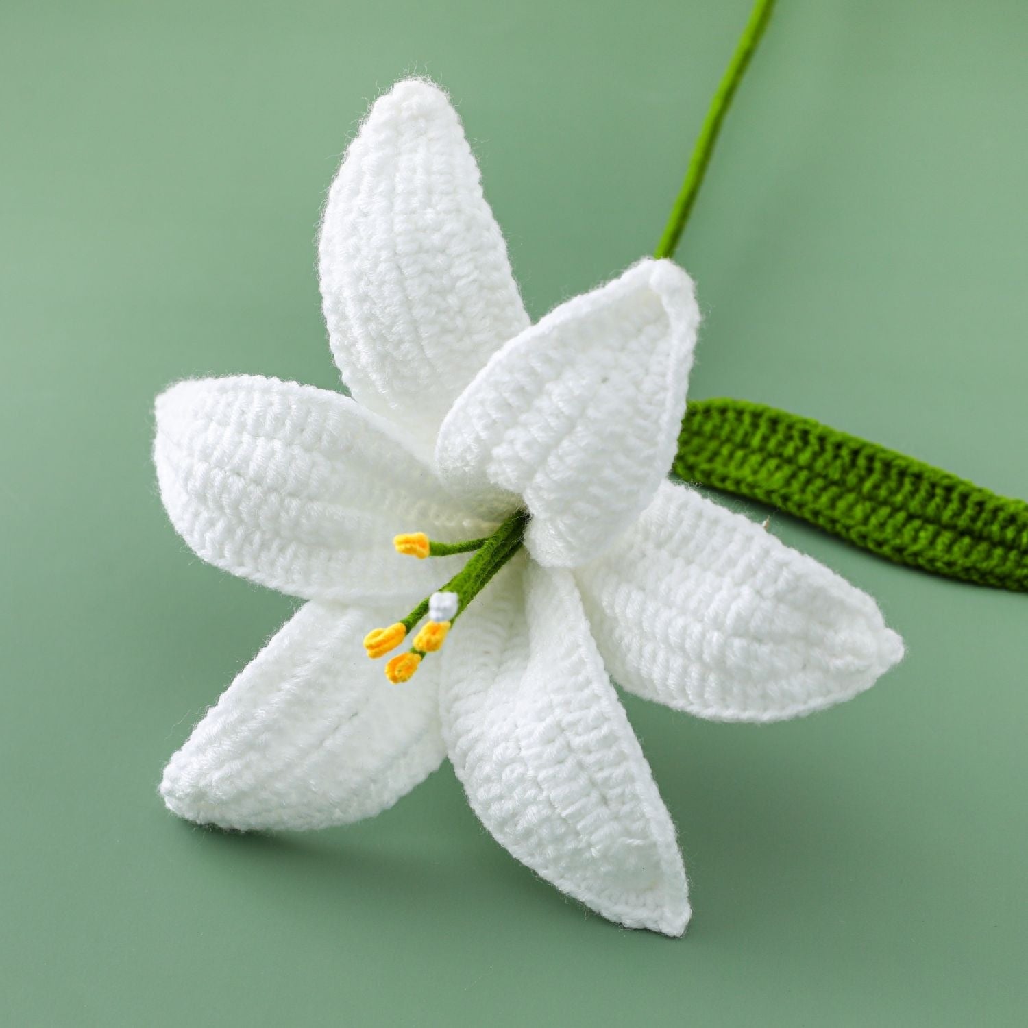 Lily Crochet Flowers Decor