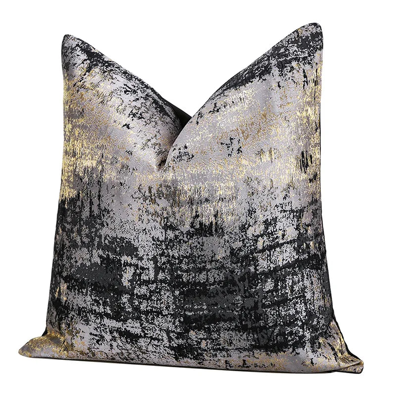 AbstractLuxe - Housse de coussin moderne pour le salon et la chambre