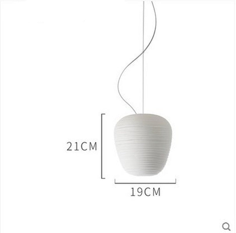 Moderne Milky Glass Pendel Lamp - Elegant belysning for interiøret ditt