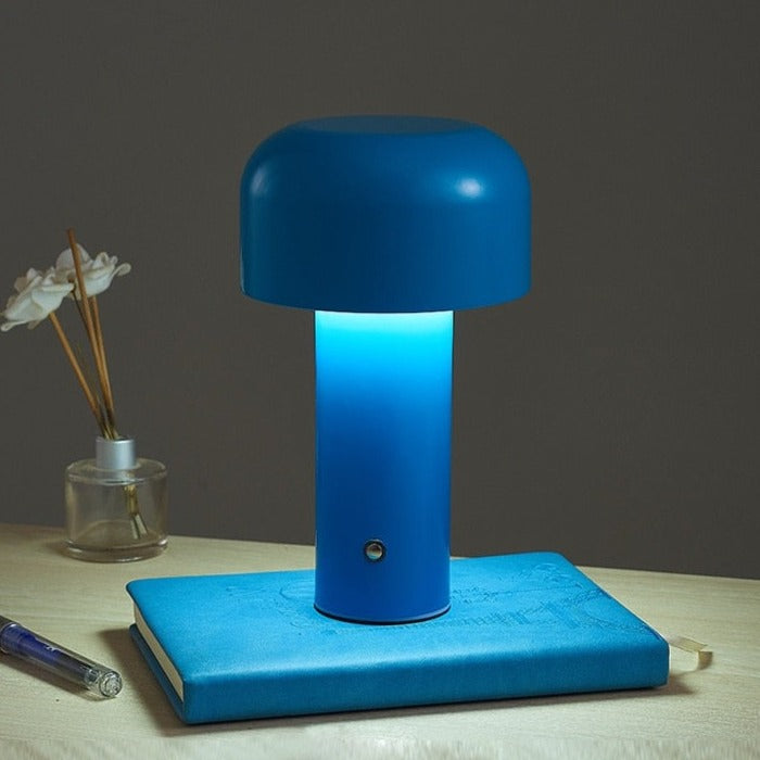 Lampe de table sans fil champignon de style italien