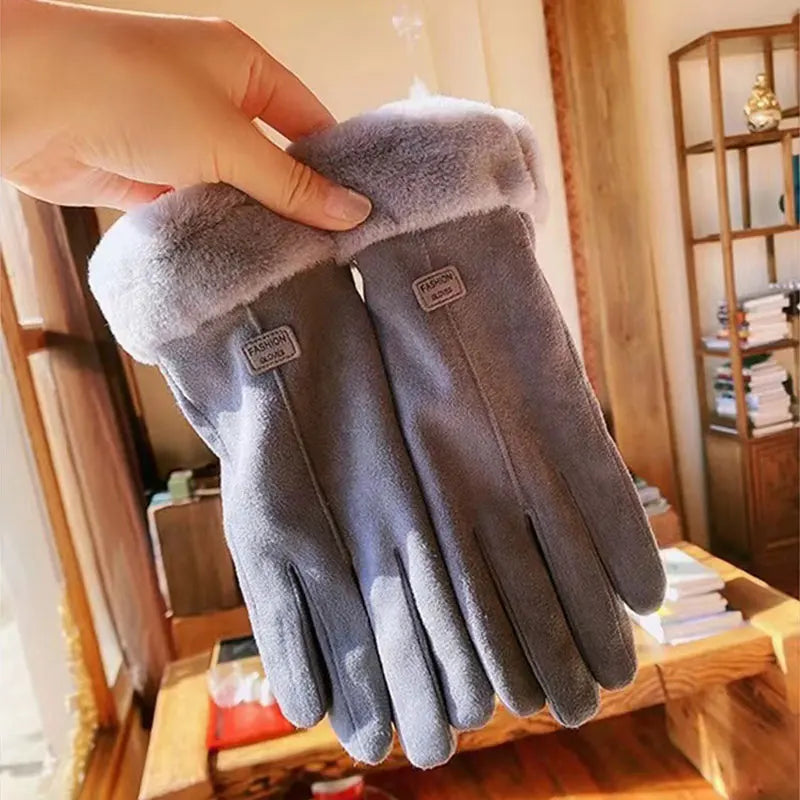 Gants d'hiver classiques en polaire