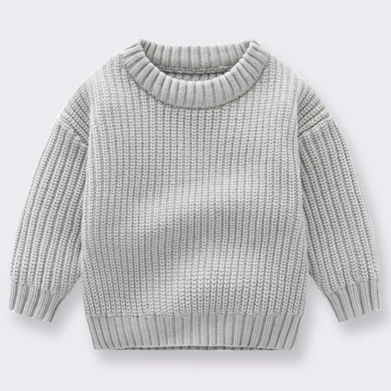 Aliyah's Snug Knit Baby Sweater – Unisex-Pullover für Herbst und Winter