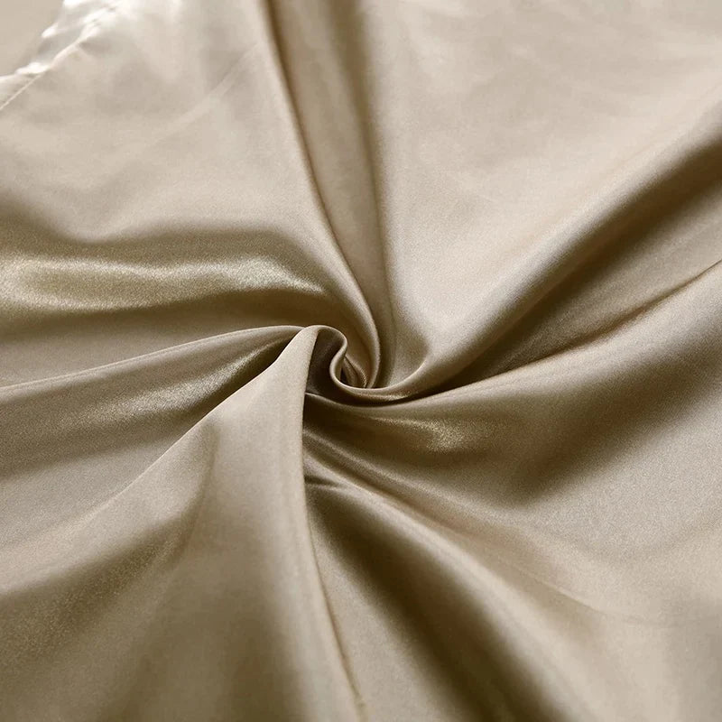 Luxurious Silk Bedding Ensemble: Elegance in Every Thread