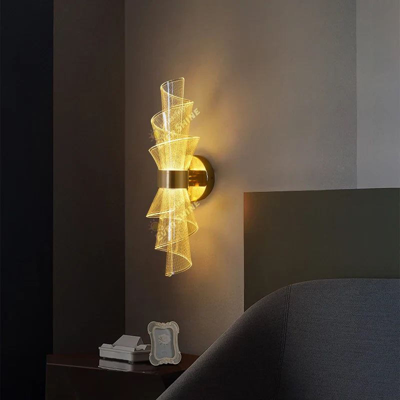 Nordic Spiral – LED-Wandleuchte im skandinavischen Design