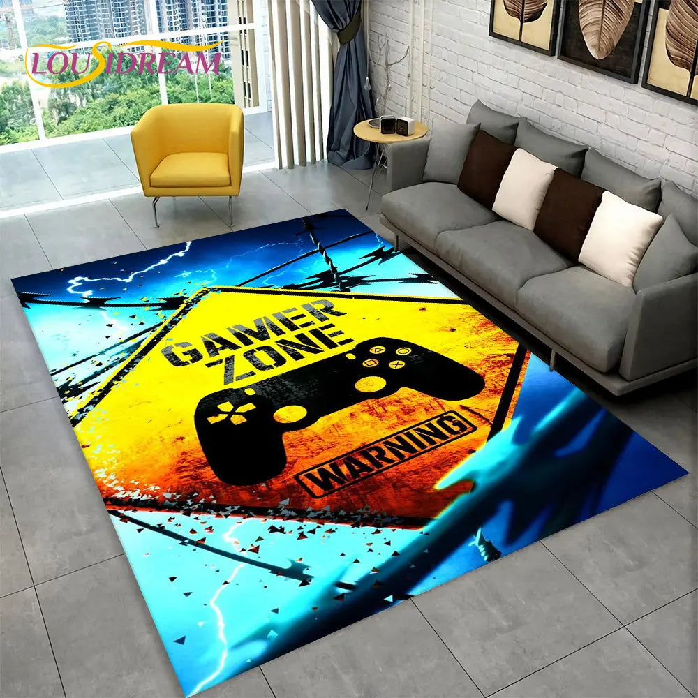 Alex 3D Cartoon Gamer Rug – Fun & Cozy Gamepad Carpet for Kids & Gamers