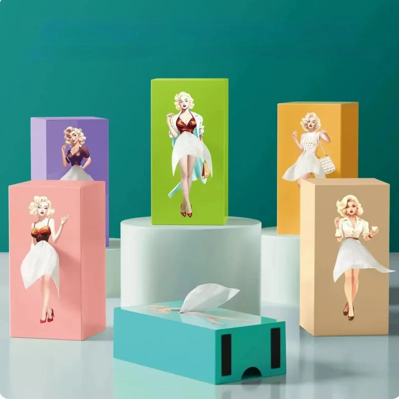 Pin-Up Chic Tissue Box Cover