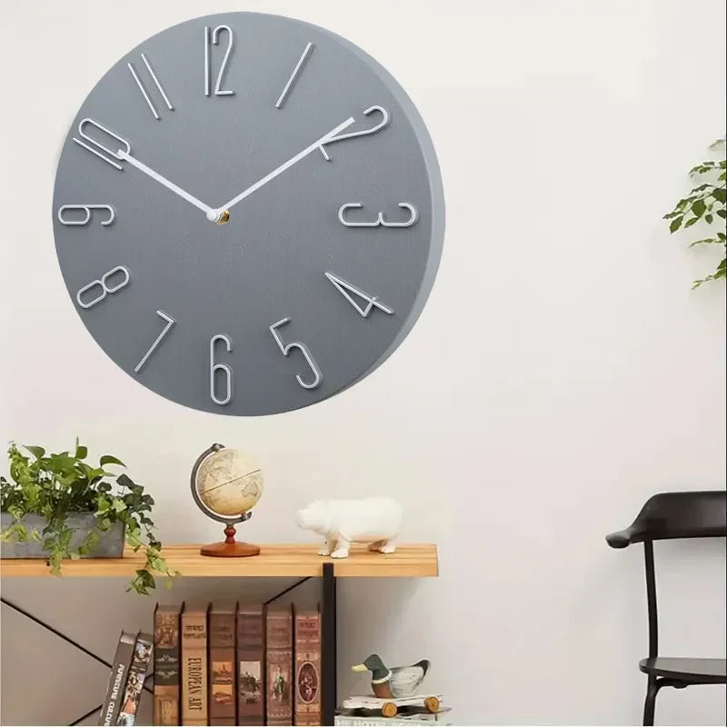 SleekTick – Horloge murale contemporaine ultra silencieuse