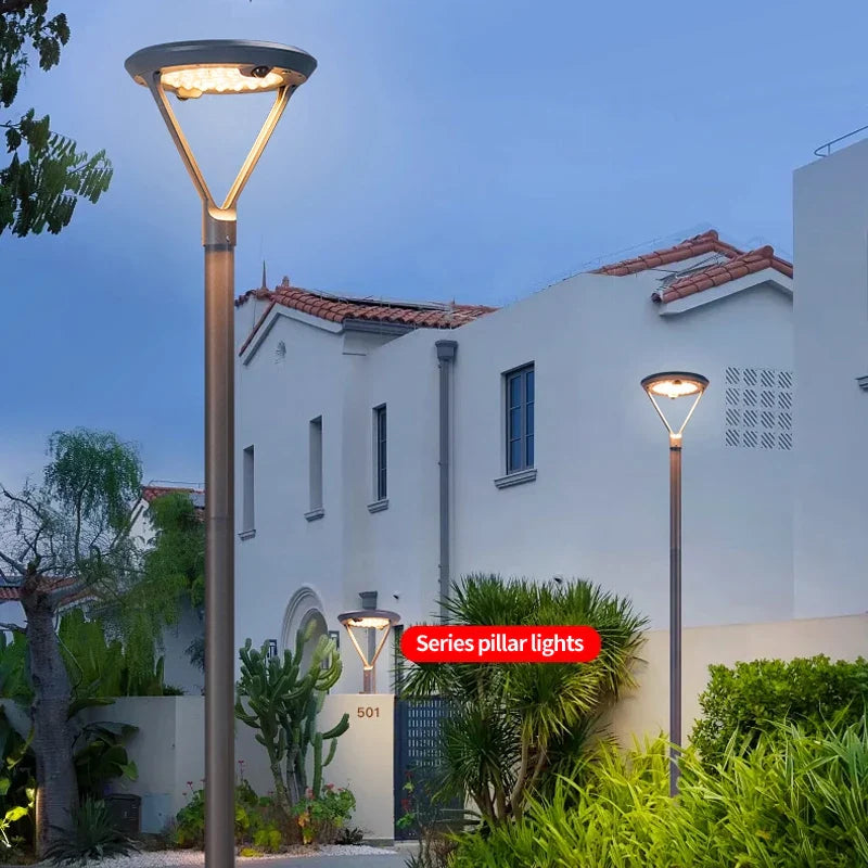 Outdoor Solar Courtyard Light