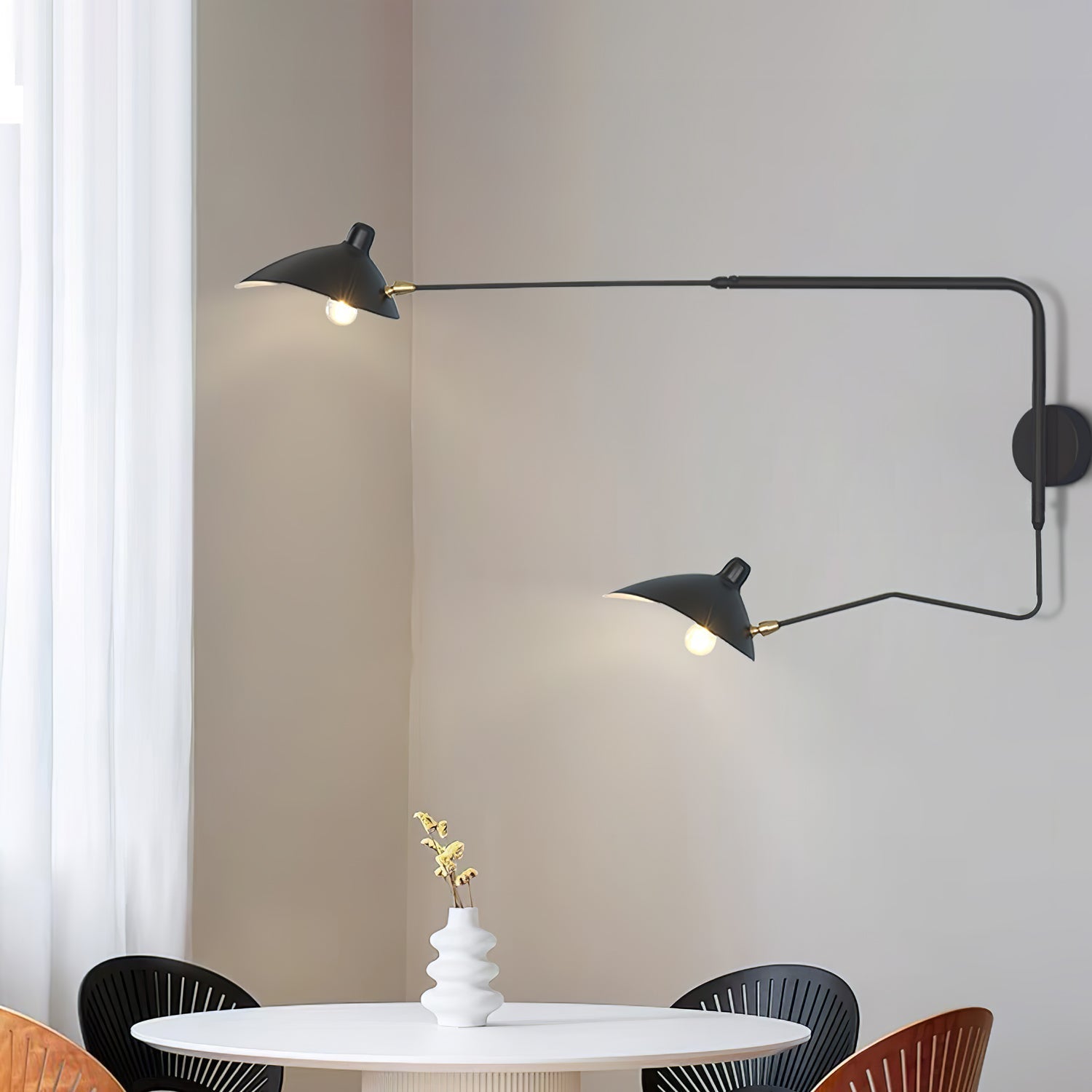 MouilleStyle - Elegante und skulpturale Wandlampe