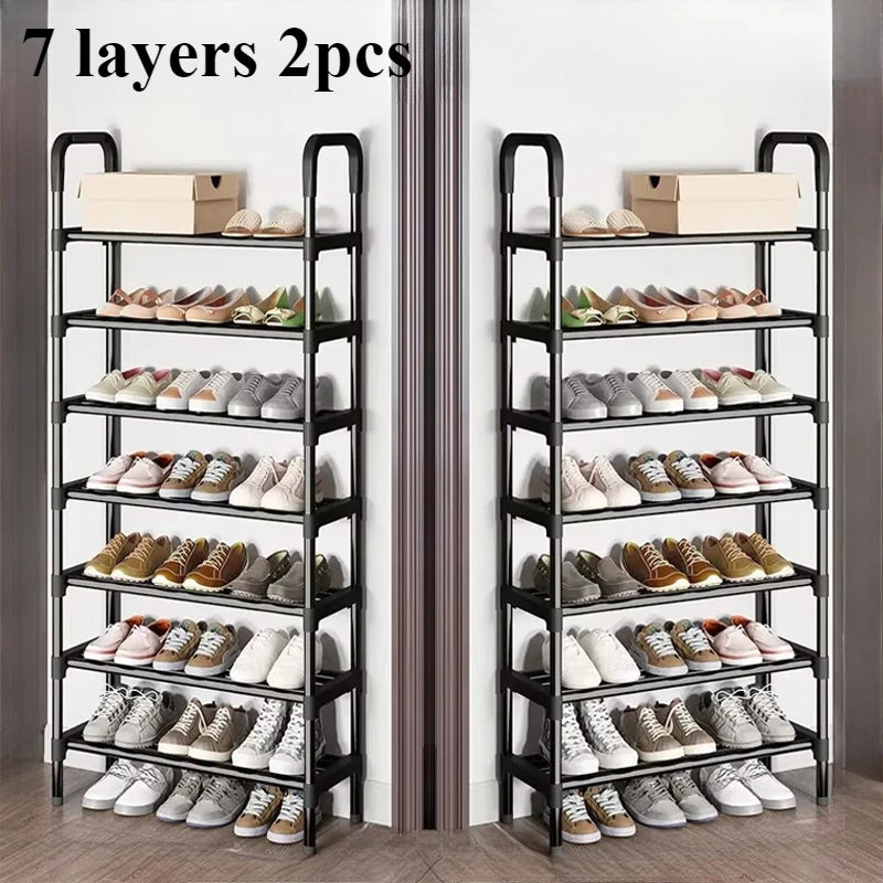 Sara 5-Tier Metal Shoe Rack – Space-Saving, Sturdy & Stylish Organizer