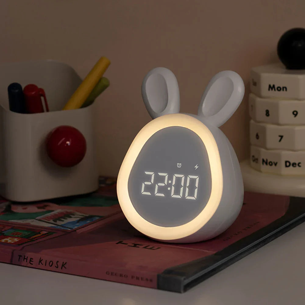 JoyfulBunny – Wecker con alarma y lámpara de luz