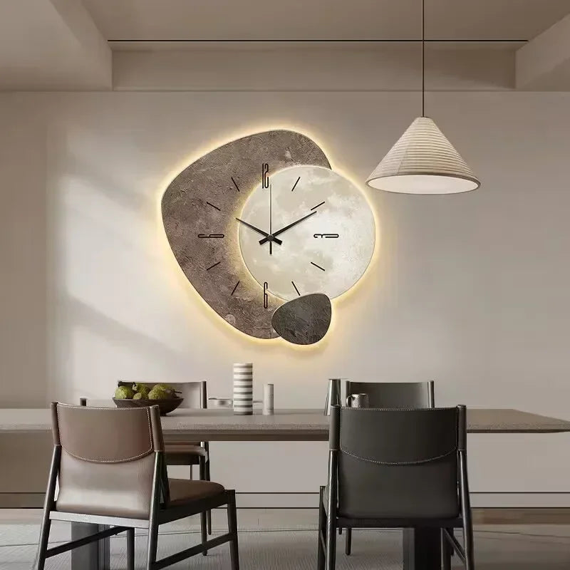 SereneClock – Horloge murale calme et esthétique