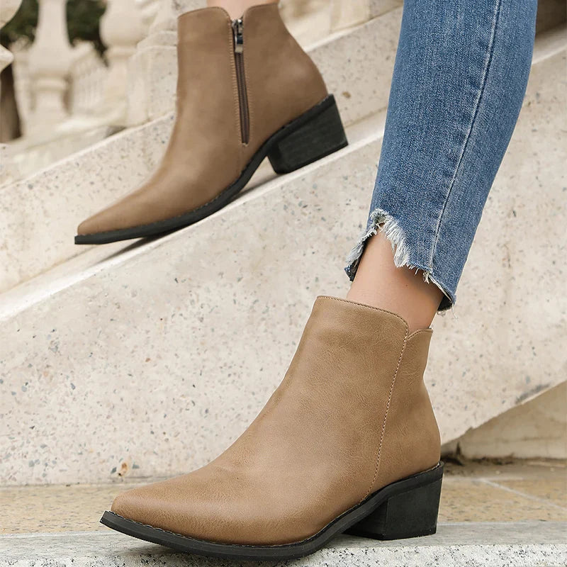 Belezaa Timeless Minimalist Ankle Boots