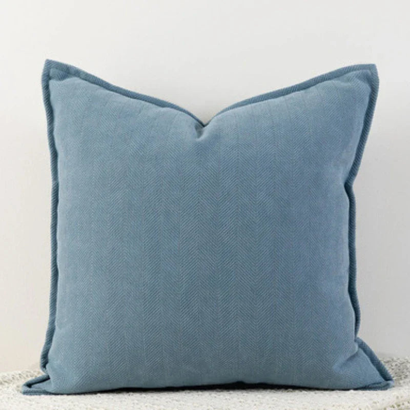 ChenilleCozy - Housse de coussin unie pour la décoration de la maison et de la chambre à coucher