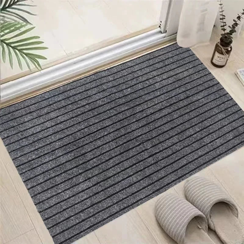 Winnie Striped Non-Slip Kitchen & Door Mat – Strong Grip, Easy Clean