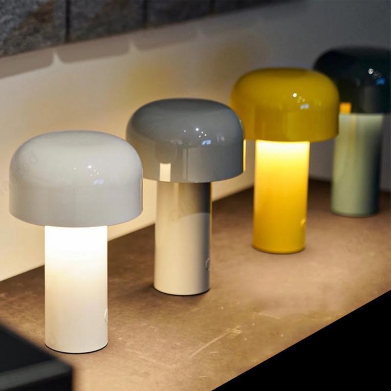 Lampada da tavolo LED dal design retrò wireless con touch (USB)