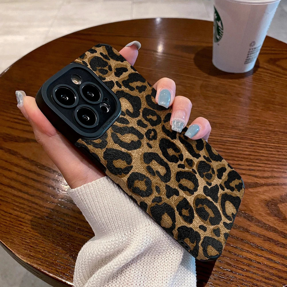 Klassiskt Leopard iPhonefodral