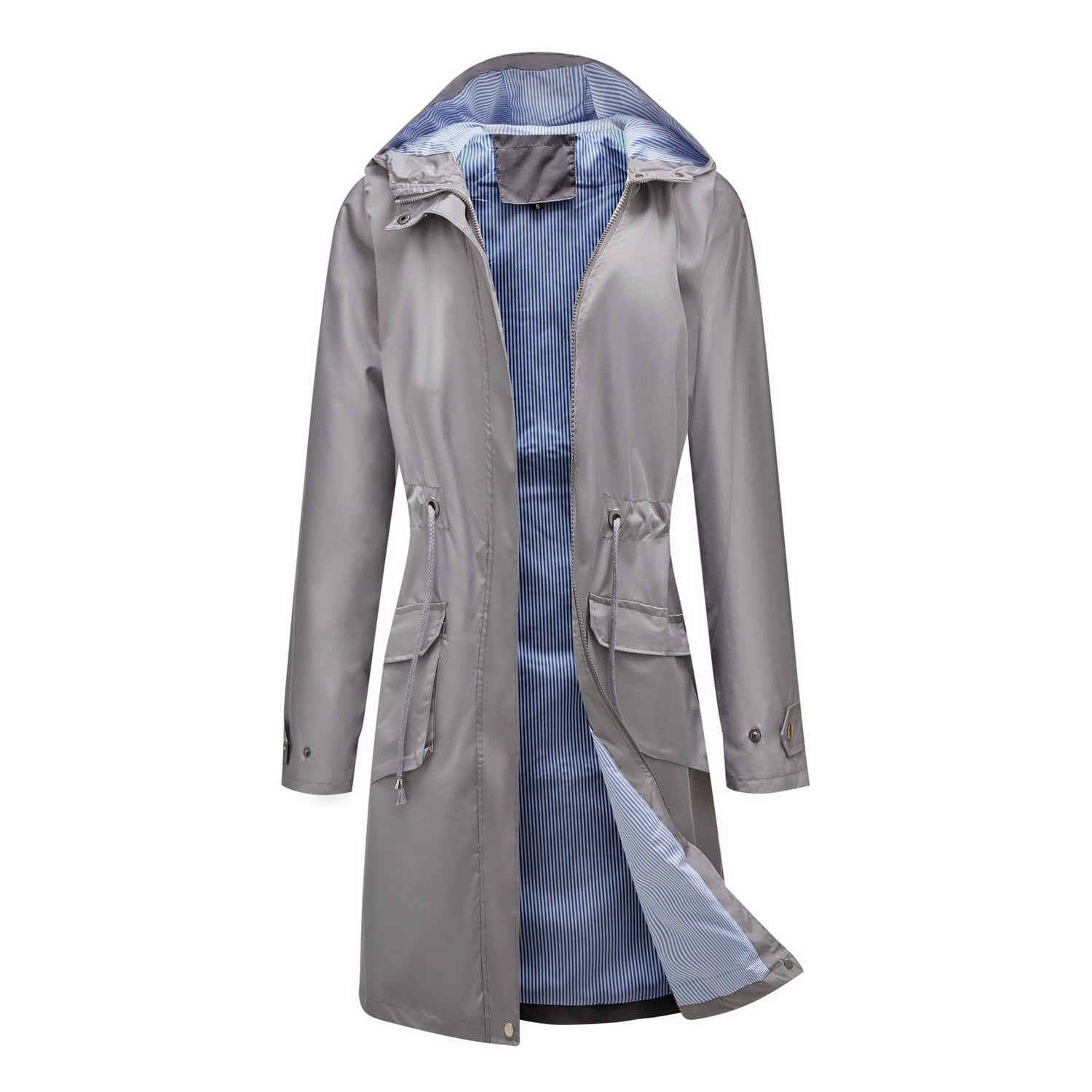 Lisa: Waterdichte trenchcoat/jas met capuchon - herfstwindjack voor dames