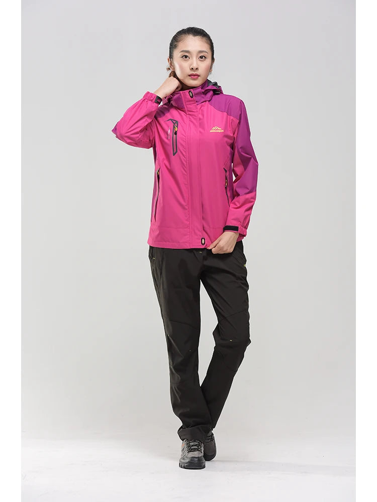 Women's Autumn Outdoor Jacket – Waterproof & Windproof for Hiking, Climbing, & Travel