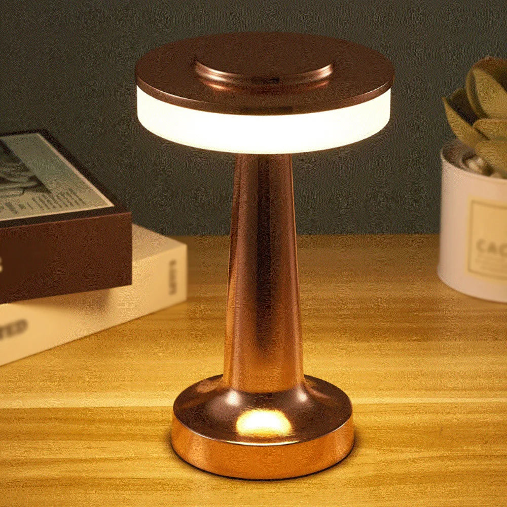 Retro USB Rechargeable Table Lamp