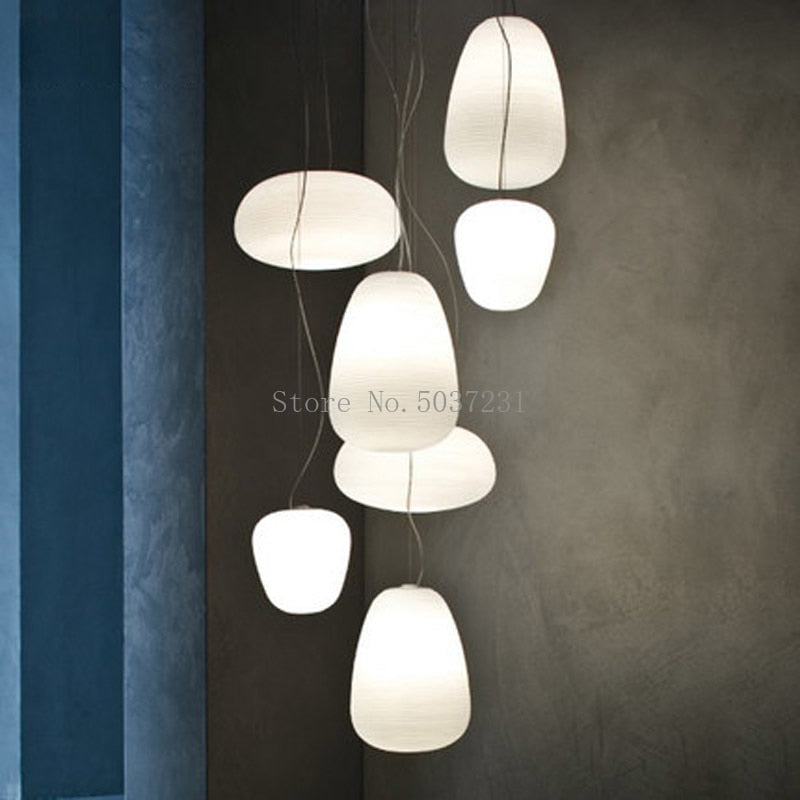 Moderne Milky Glass Pendel Lamp - Elegant belysning for interiøret ditt