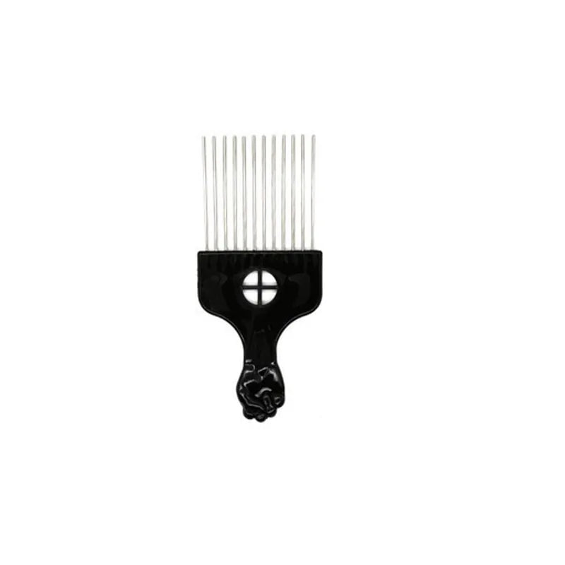 Antistatisk Afro Pick Comb av metall