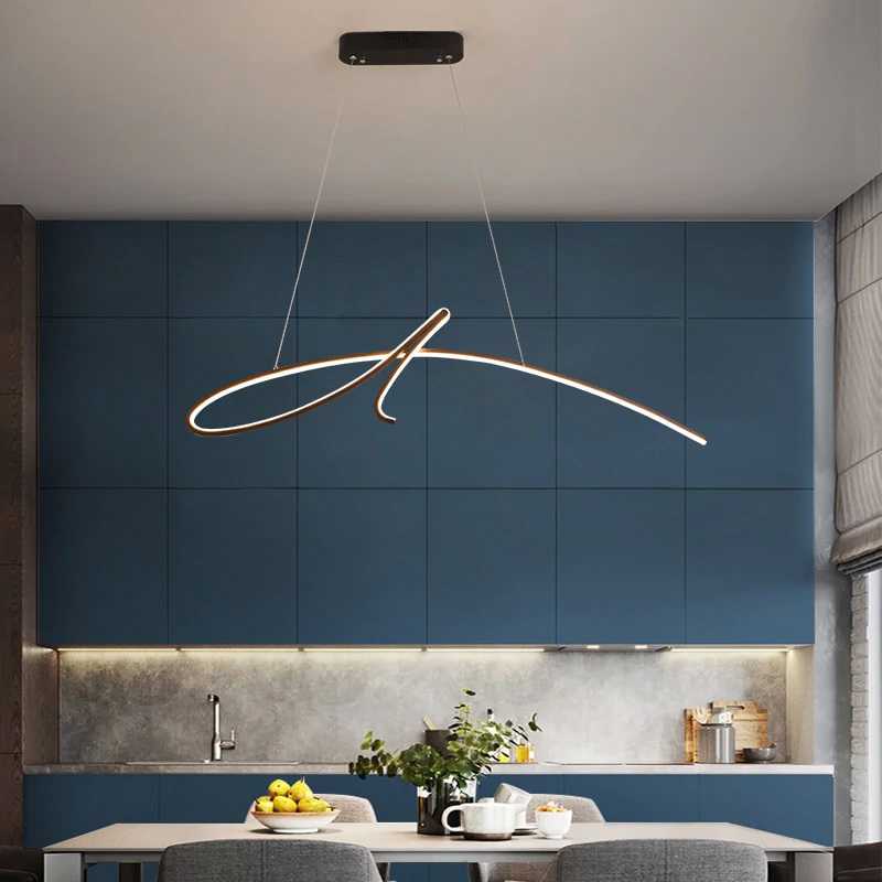 Moderne Strip Pendel Light