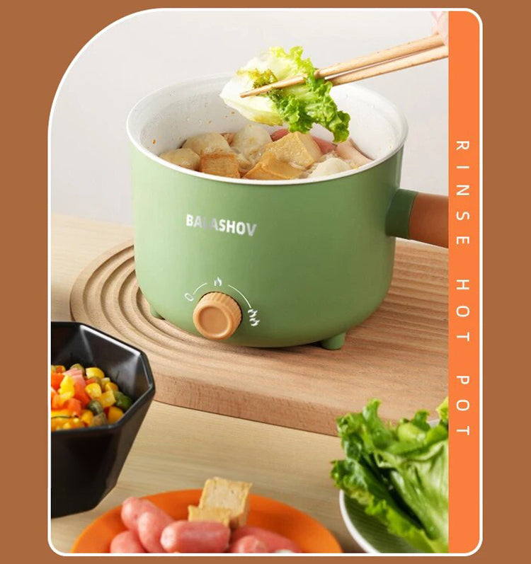 Elektrisk non-stick riskoger, Mini Hot Pot, 220V/110V