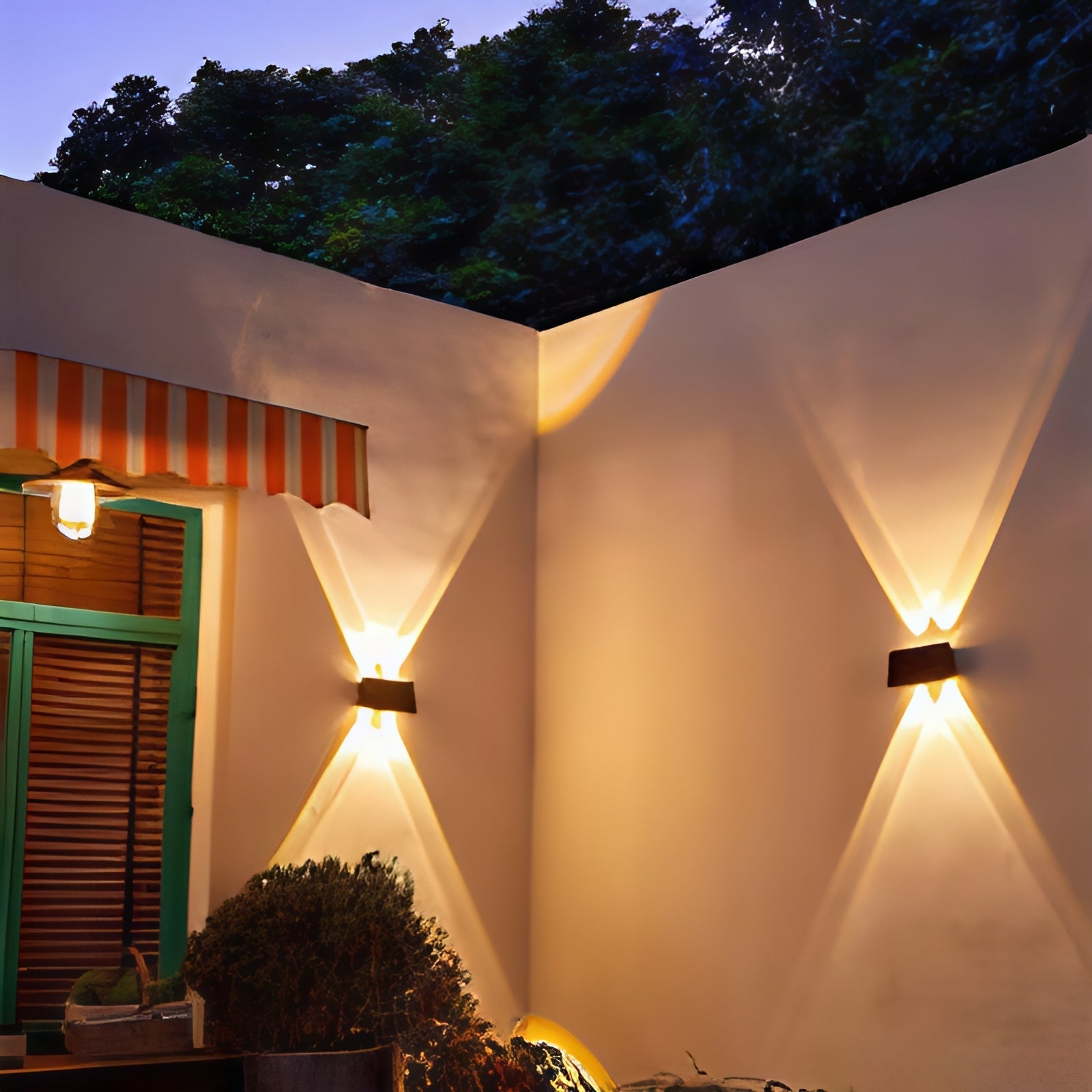 Solar Wall Light Sconce for Outdoor Pathways – Energy Efficient LED Lantern
