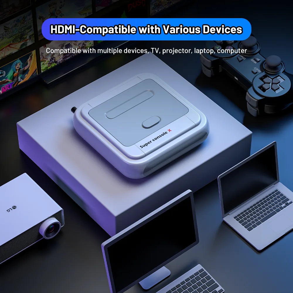 Super Console X - Retro Video Game Consoles Built in 60+ Emulators