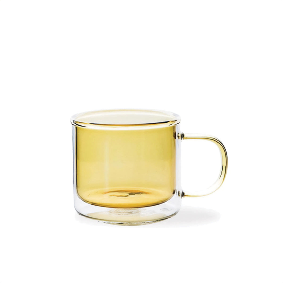 Amber Glass Mug - Hållbar, Värmebeständig Kaffe- och Te-kopp