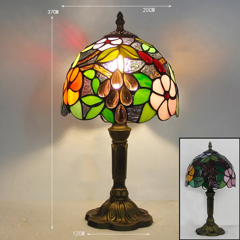 RadiantHue - Lampe de bureau Tiffany