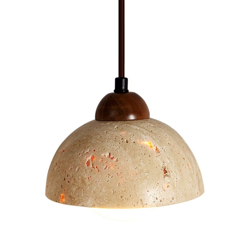 Travertine Wabi Pendants