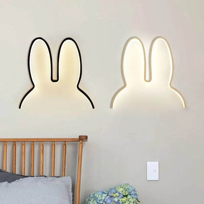 LED králičí nástěnné lampy