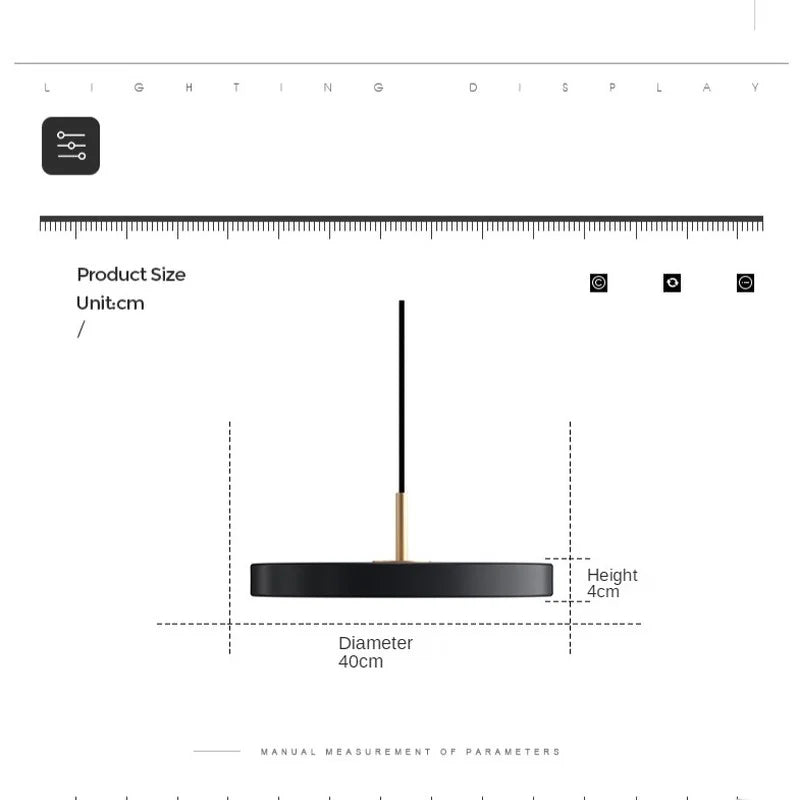 MetalGlow - UFO Metal LED Pendel